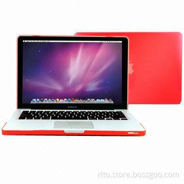 Red Color Silicone Hard Case for 15-inch MacBook Pro